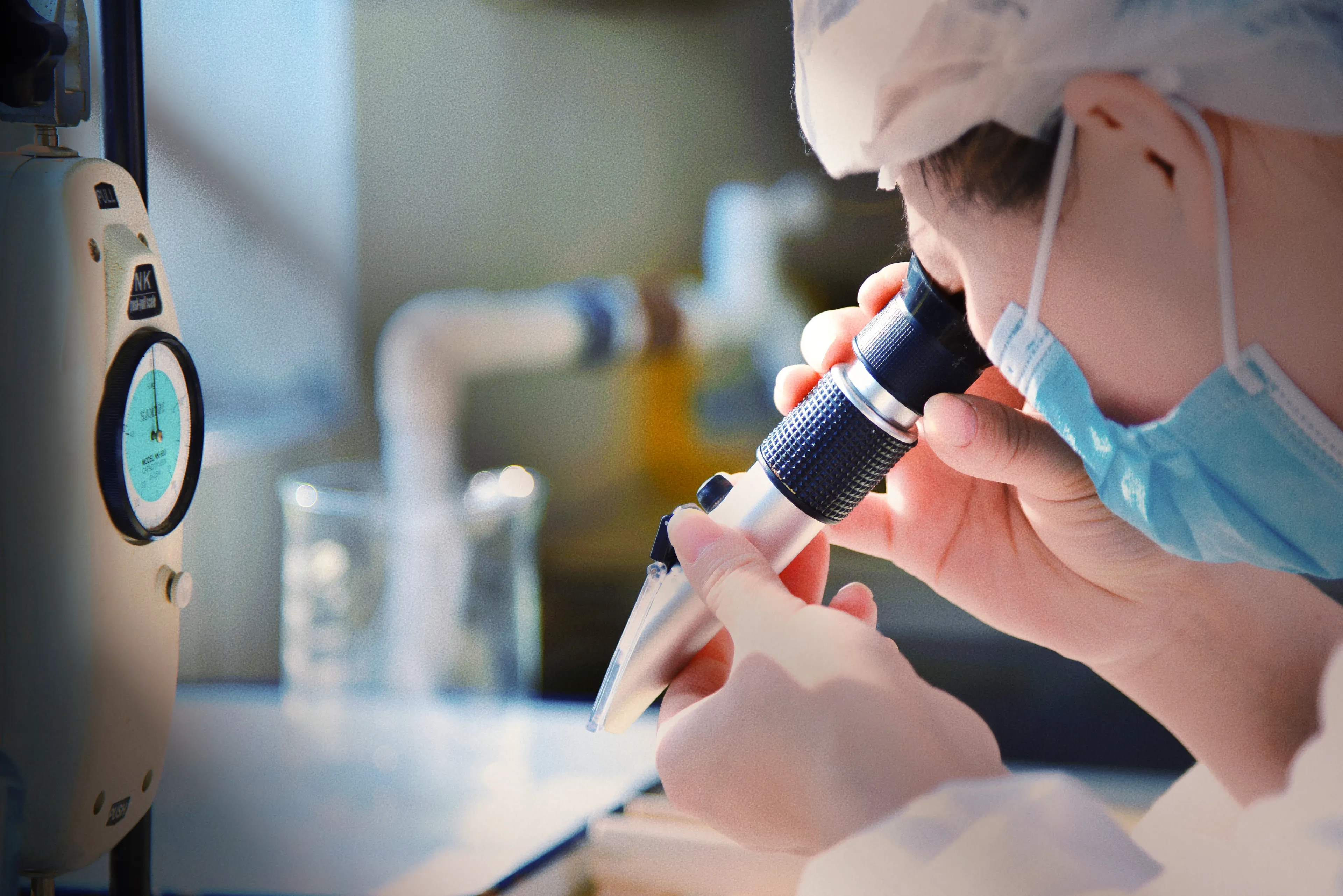 Tomato paste quality control laboratory